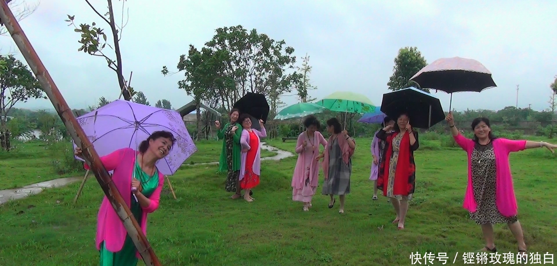 八中|马鞍山八中74届高中女生模特团:南京江宁竹庄生态园雨中走秀(音乐相册)