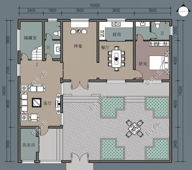  占地尺寸|农村没有堂屋的房子不是好房子,20套户型分享,总有一套看上眼