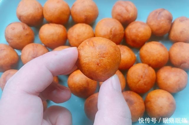 做成|红薯别再蒸着吃,做成红薯丸子,香甜软糯,一口一个超过瘾