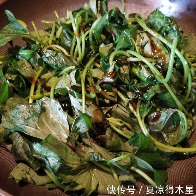  简单|清炒蕃薯叶，清爽小菜，简单好做