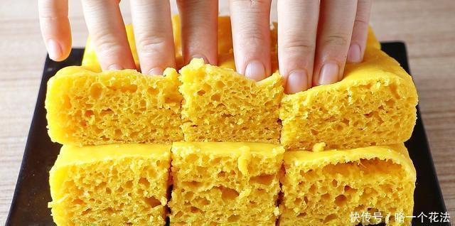 粘米粉|南瓜米糕这样做,无油低糖,软糯香甜好消化,老人孩子吃都合适