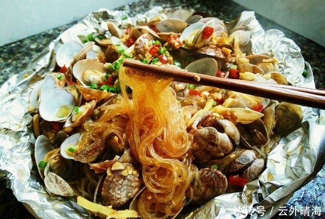 海鲜酱|人气火爆的花甲粉,在家也能做,十分简单,比外面做的还好吃