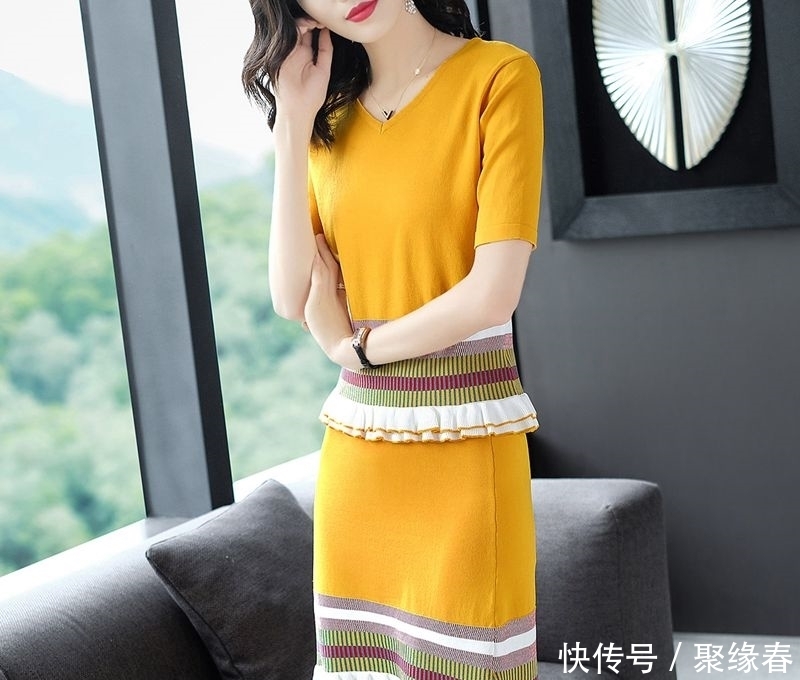 半身裙|周一就中秋了,回家别穿风衣!针织毛衣+半身裙,你不穿你不美