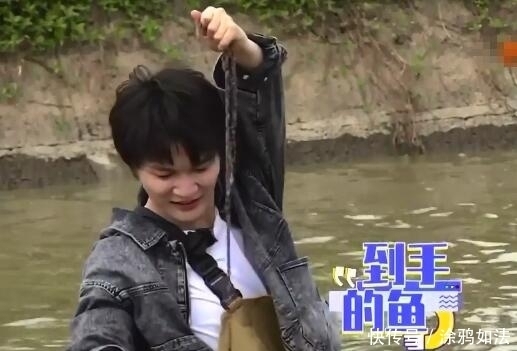  深深|天天向上周深去乡野捕鱼捉虾，到手的鱼瞬间就溜走，深深很懵圈