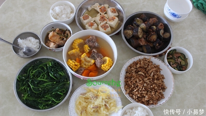  美味|婆婆做的晚餐只需一小时，五菜一汤不足40元，有荤有素简单美味