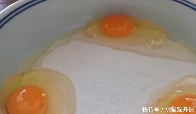 馒头|糯米粉加3个鸡蛋,一搅一拌,手不沾面,比馒头简单,比蛋糕好吃