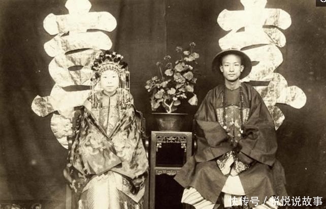 现场|英国人拍摄的晚清老照片, 曾国藩孙女与李鸿章侄子大婚现场!