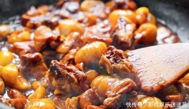 耳朵|简单家常菜：黄焖鸡块，葱香猪耳朵，香菇栗子鸡