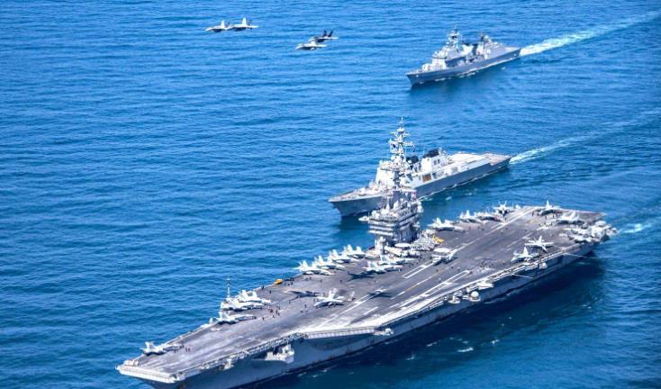 发动战争|悄悄出动4个航母战斗群,4艘潜艇潜入大洋深处,美军加紧备战?