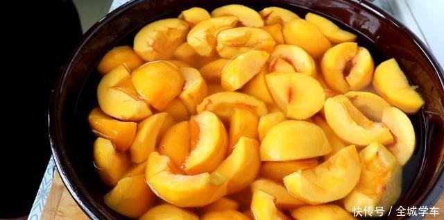 方法|教你在家做黄桃罐头,果肉香甜爽口有技巧,方法超简单