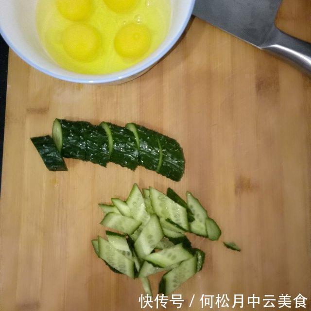 小炒|黄瓜炒鸡蛋，家常快手小炒