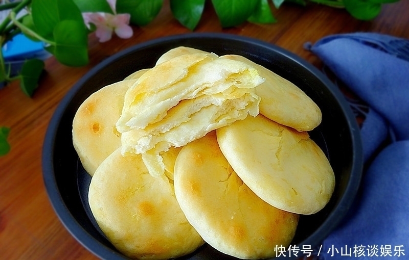 香酥|夏天早餐饼这么做,无油烟,香酥又暄松,真好吃,儿子最爱