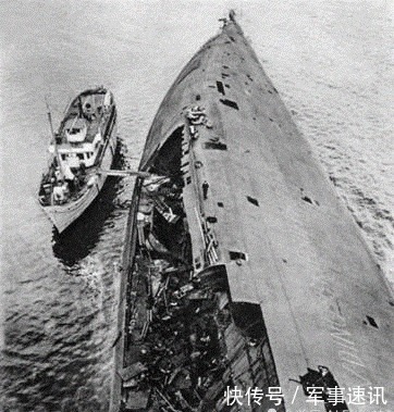 炸出|5万2900吨战列舰:被7艘航母舰载机轰炸,最终被炸出5米大洞