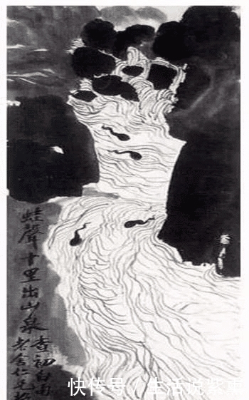 老舍|老舍出题画“蛙声”，齐白石只画条河，为何无价？专家：放大看看