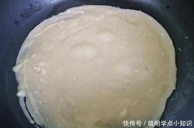 不和面|早餐就馋它,不和面不揉面,一煎一卷就搞定,孩子特爱吃