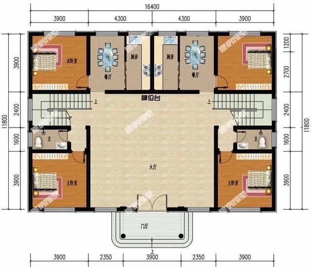 欧式|两栋共堂屋设计的双拼别墅,最受欢迎欧式风,第二栋建的人超多