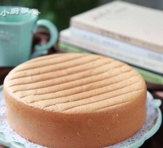 细腻|八寸戚风蛋糕,柔软细腻,不开裂不缩水,超完美