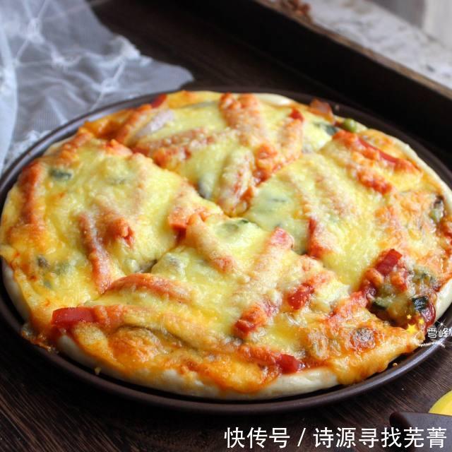 孩子|香菇披萨,孩子超喜欢,简单易做