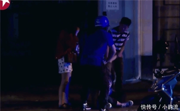 外卖|黄渤送外卖路遇醉酒女子, 有谁注意到黄渤率先问了什么话?