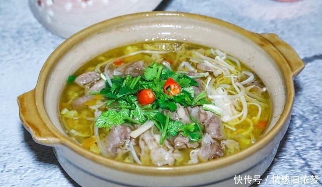 酸汤|朋友圈晒老公的晚餐,同事:我吃这些会“饿死”