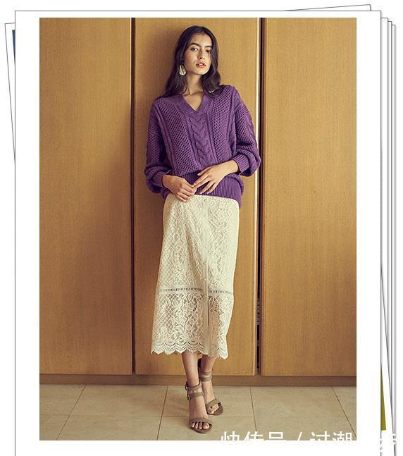 秋季|秋季蕾丝半身裙怎么搭?5种常用颜色30种流行搭配,穿出淑女风