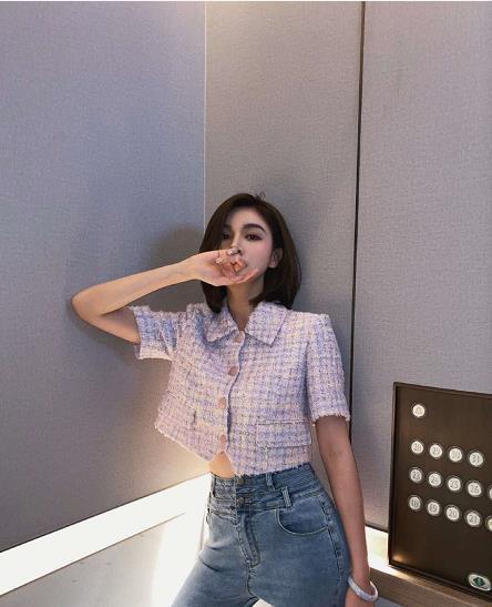  可酷|周扬青真敢穿，化身为粉色可爱的名媛少女，真是可酷可甜的小姐姐