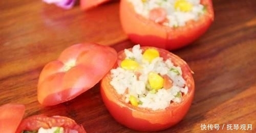  饭盅|面点师教你：西红柿饭盅，让剩饭变大餐，要不要试试