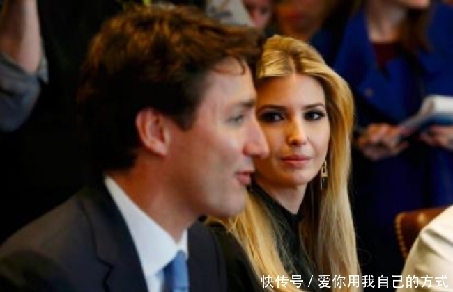 灯泡|特朗普成了灯泡伊万卡对48岁男总理犯花痴,全程盯脸太明显