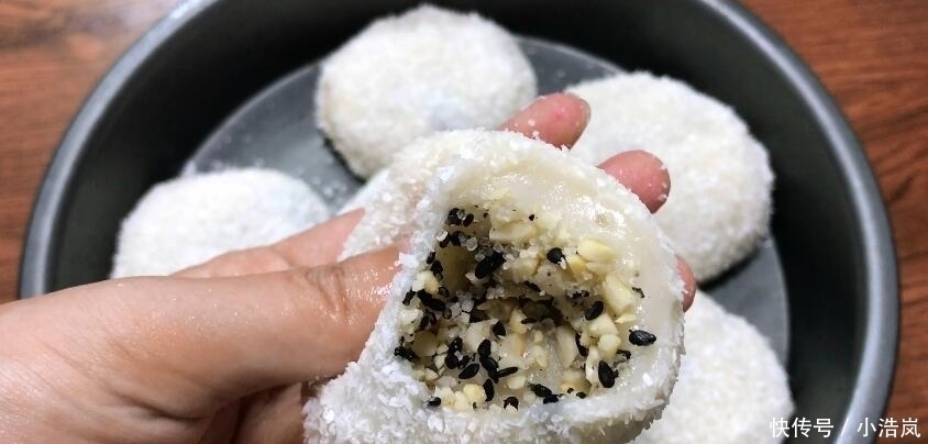 一滴水|糯米粉别用油炸了,筷子搅一搅,不加一滴水,吃着不腻特别香