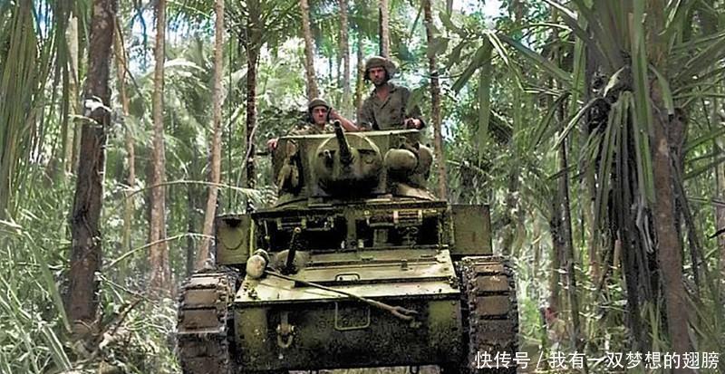 美军|冲绳战役中令人伤心的一幕美军战地记者镜头下的“坦克之死”!