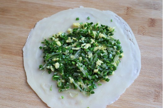 馅料|韭菜盒子新做法,不和面、不擀皮,出锅后外焦里嫩、馅料十足