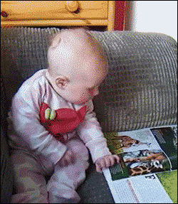 GIF|搞笑GIF:花手,谁敢来跟我比花手