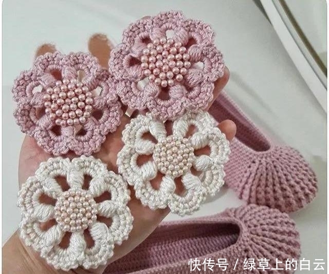  万能|拆下旧鞋子的鞋底，钩织几双万能平底鞋，天天都有新鞋穿，附教程