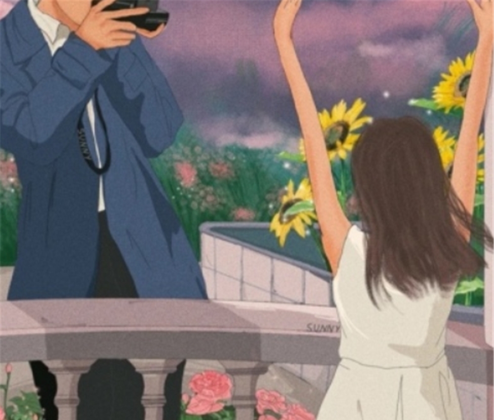 甜丧|甜丧·低糖·动漫情侣头像:有些话我听了会开心,但我永远不会信