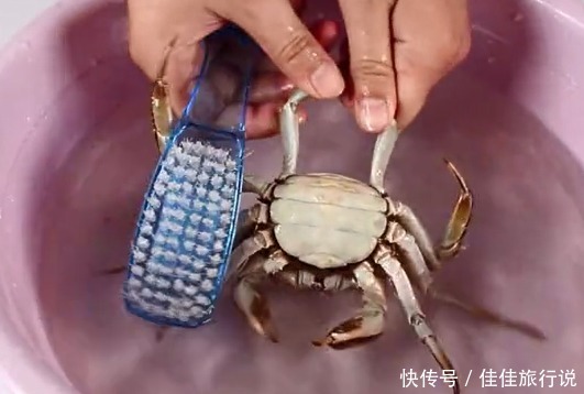 鲜嫩|蒸螃蟹时,直接上锅蒸就错了,多加1步,肉质鲜嫩细腻没腥味!