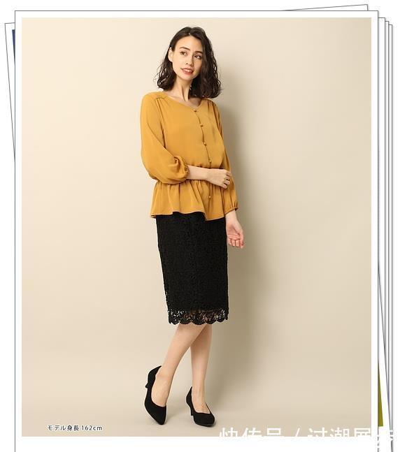 秋季|秋季蕾丝半身裙怎么搭?5种常用颜色30种流行搭配,穿出淑女风