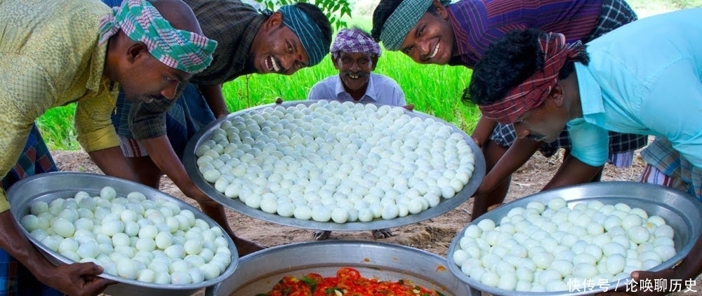农村|印度农村土豪,用1000个鸡蛋做大餐,开始都说浪费,最后都闭嘴了!