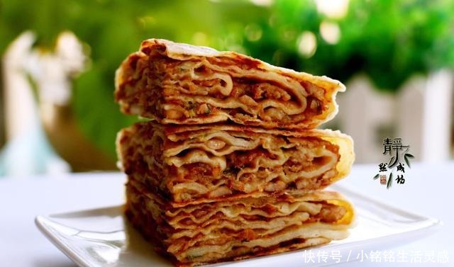 千层肉饼|自从学会千层饼这个做法,家里三天两头就要吃一次,雷打不动