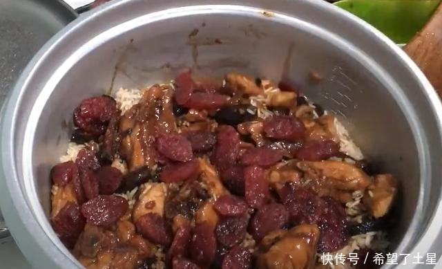 油1茶匙|电饭锅做鸡煲饭少了这一味就不香了,懒人煲饭只需要这么做