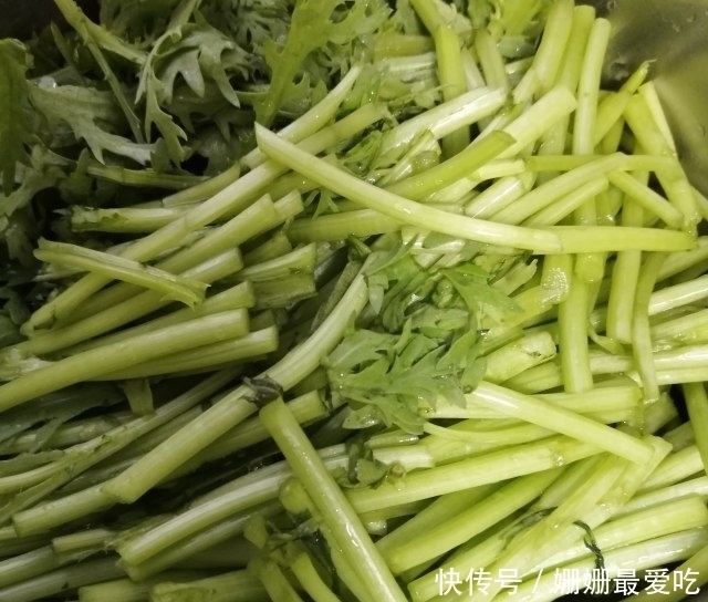 搞定|蚝油茼蒿,十分钟搞定的快手菜