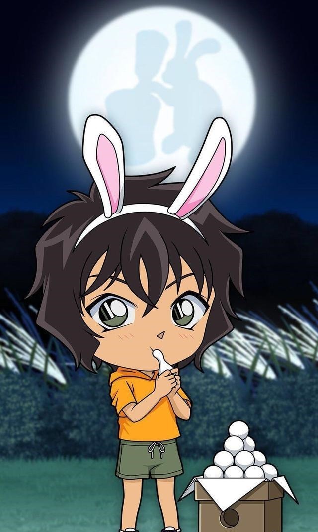 降谷|柯南手游推出中秋活动,呆萌小世良吃年糕,幼年降谷零天真活泼!