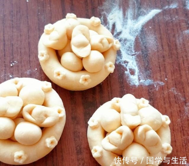 看着|聚宝盆花样馒头,光看着就让人开心