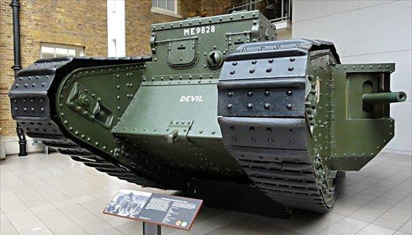 时期|最初的选择,第一次世界大战时期英国坦克装备的武器