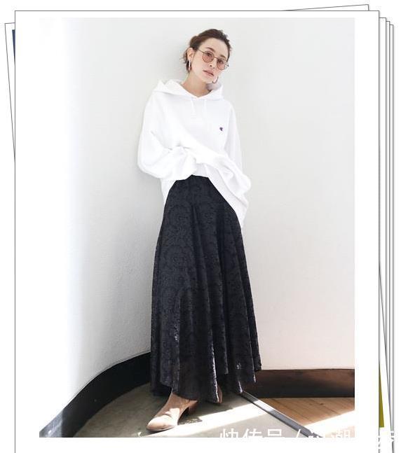 秋季|秋季蕾丝半身裙怎么搭?5种常用颜色30种流行搭配,穿出淑女风