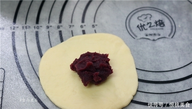 紫薯馅|今年中秋，我家用此款点心代替月饼，低糖低热量，老少喜欢吃