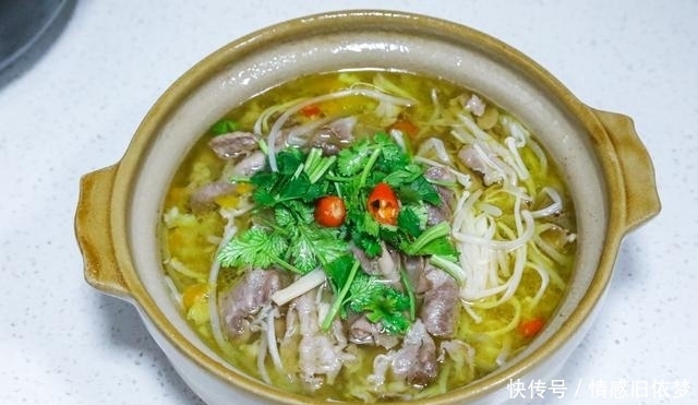 酸汤|朋友圈晒老公的晚餐,同事:我吃这些会“饿死”